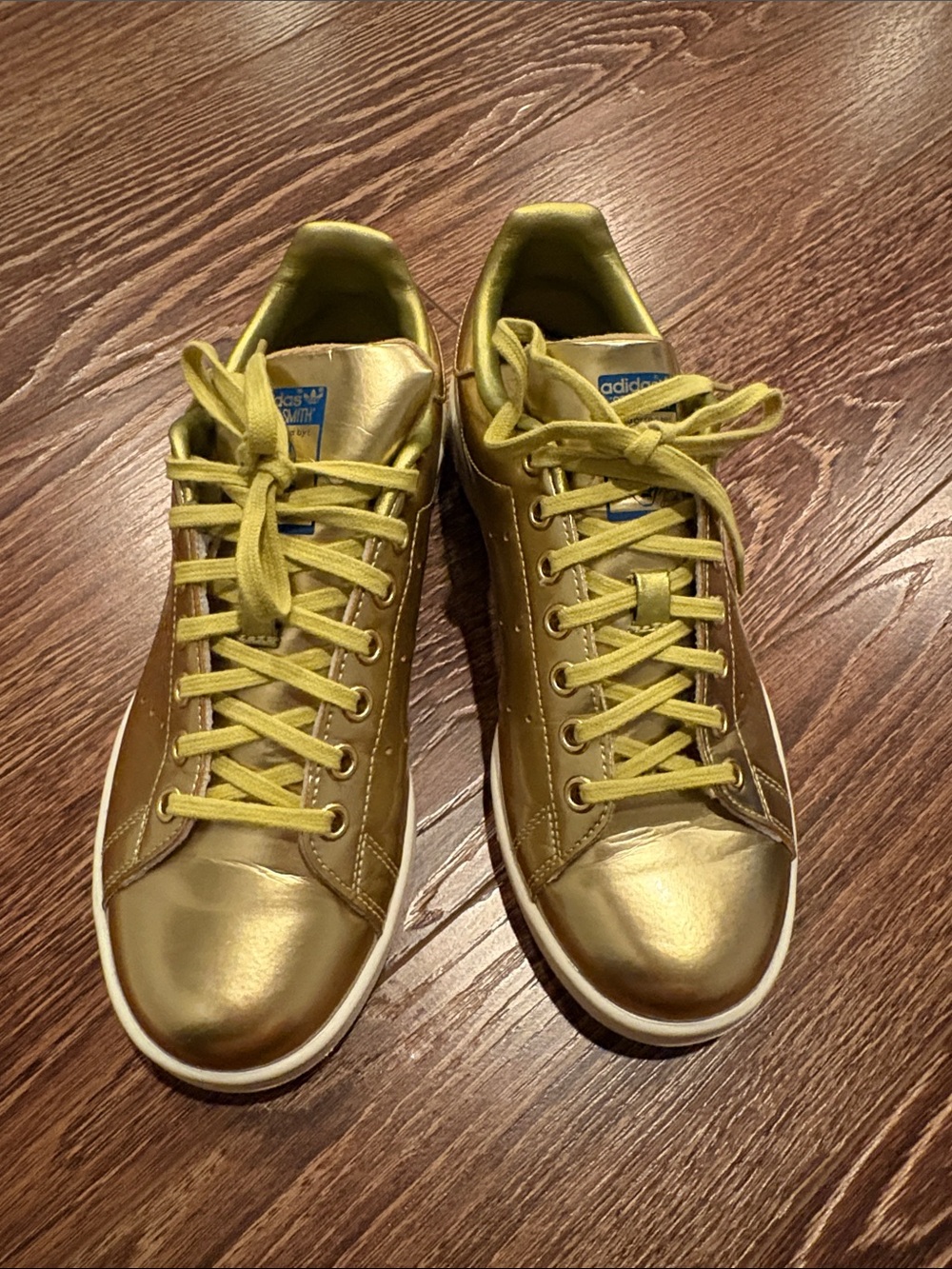 adidas Metallic Gold Low-Top Sneakers